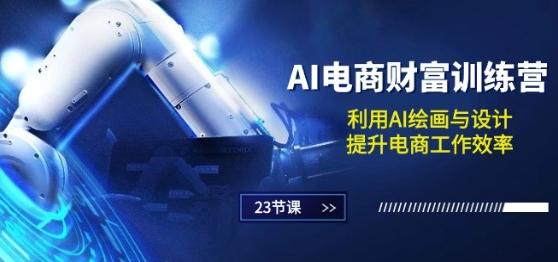 AI电商-财富训练营：利用AI绘画与设计，提升电商工作效率(23节课)-快赚