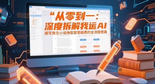 从零到一：深度拆解我运用AI撰写爽文小说挣取首笔稿费的全流程思路-快赚