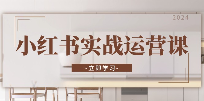 小红书实战运营课：从开通店铺到直播话术，打造爆款笔记与高效直播-快赚
