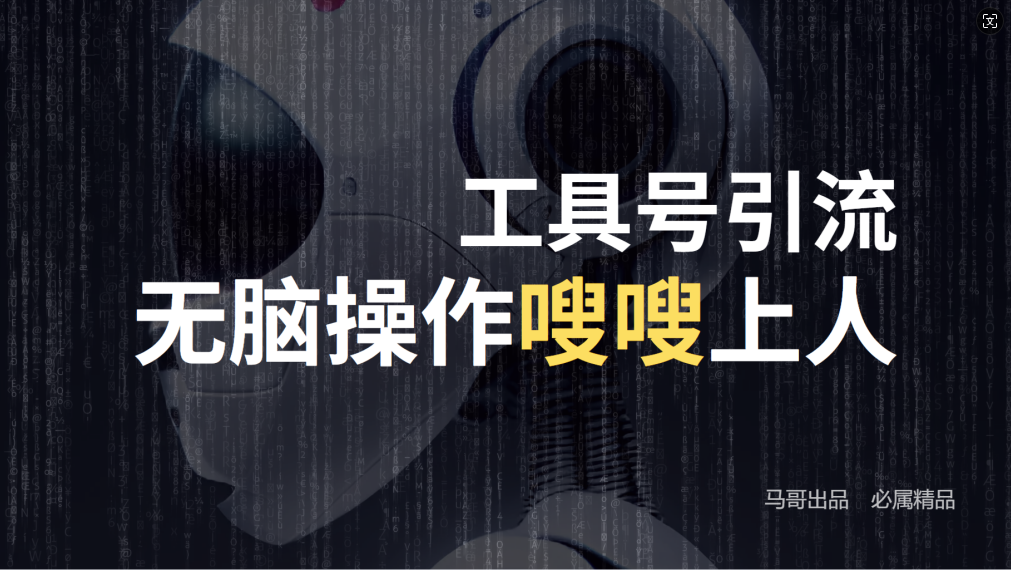 24年抖音最新工具号日引流300+创业粉，日入5000+-快赚