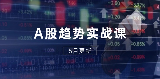 A股趋势实战课：主力动向+政策红利，2025全年策略5月更新-快赚