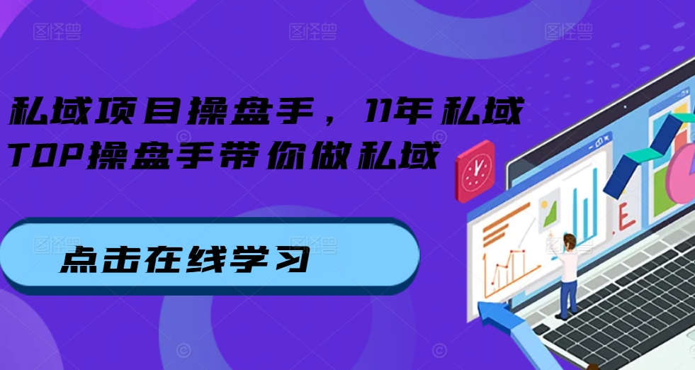 私域项目操盘手，11年私域TOP操盘手带你做私域-快赚