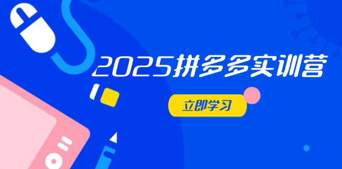 2025拼多多实训营：深度剖析运营关键，助力电商人快速提升-快赚
