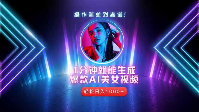 2025年最强副业：用AI做短视频，从零开始打造爆款账号！-快赚