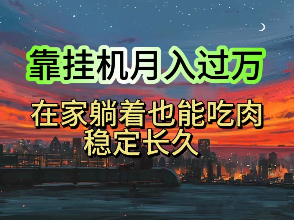挂机项目日入1000+，躺着也能吃肉，适合宝爸宝妈学生党工作室，电脑手…-快赚