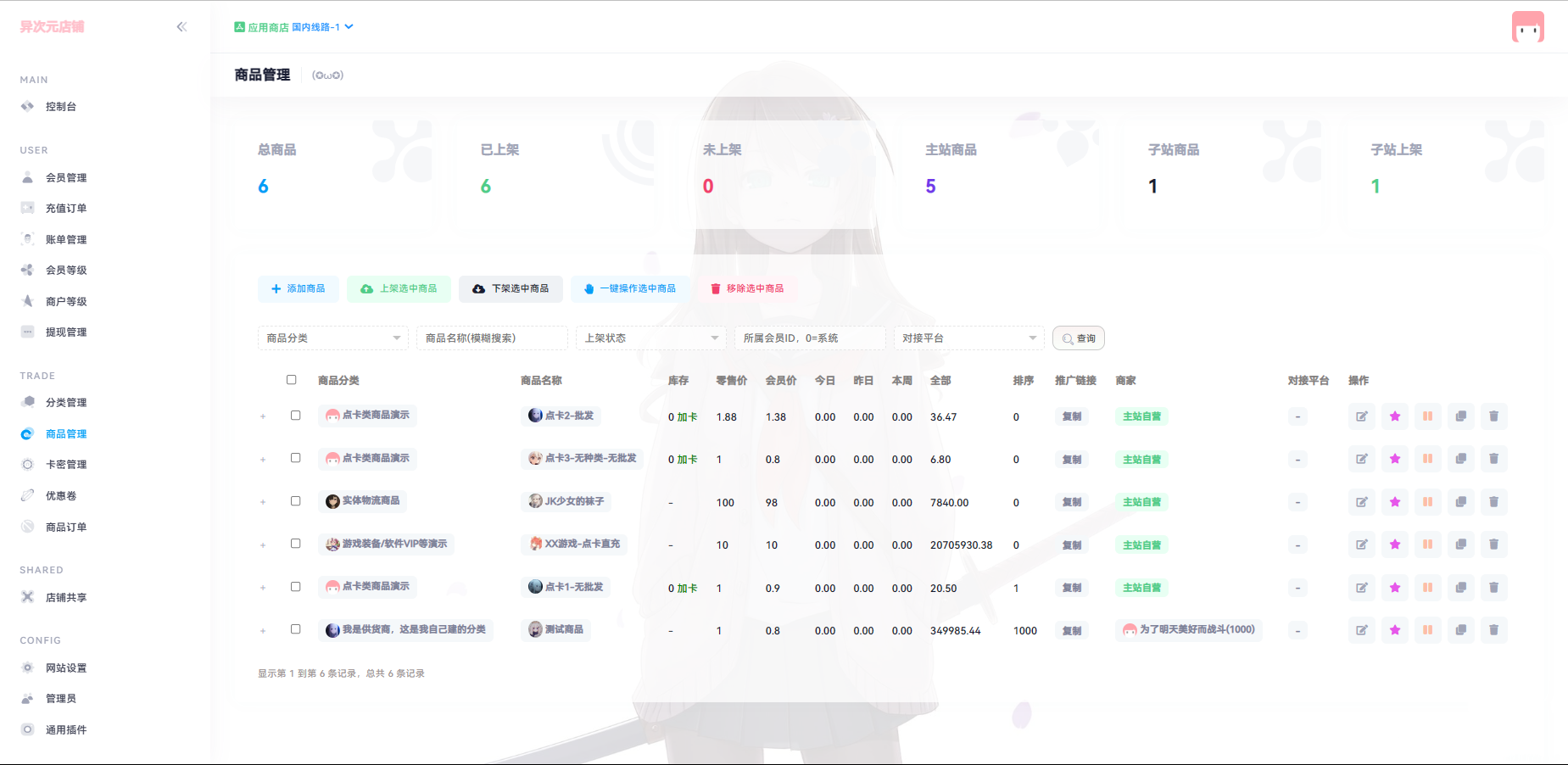 异次元发卡源码系统/荔枝发卡V3.0二次元风格发卡网全开源源码-快赚