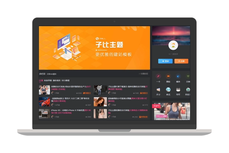 wordpress子比6.7破解版-快赚